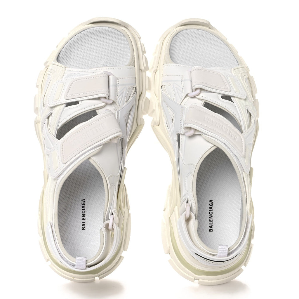 Balenciaga Neoprene Rubber Women's Track Sandals 41 White