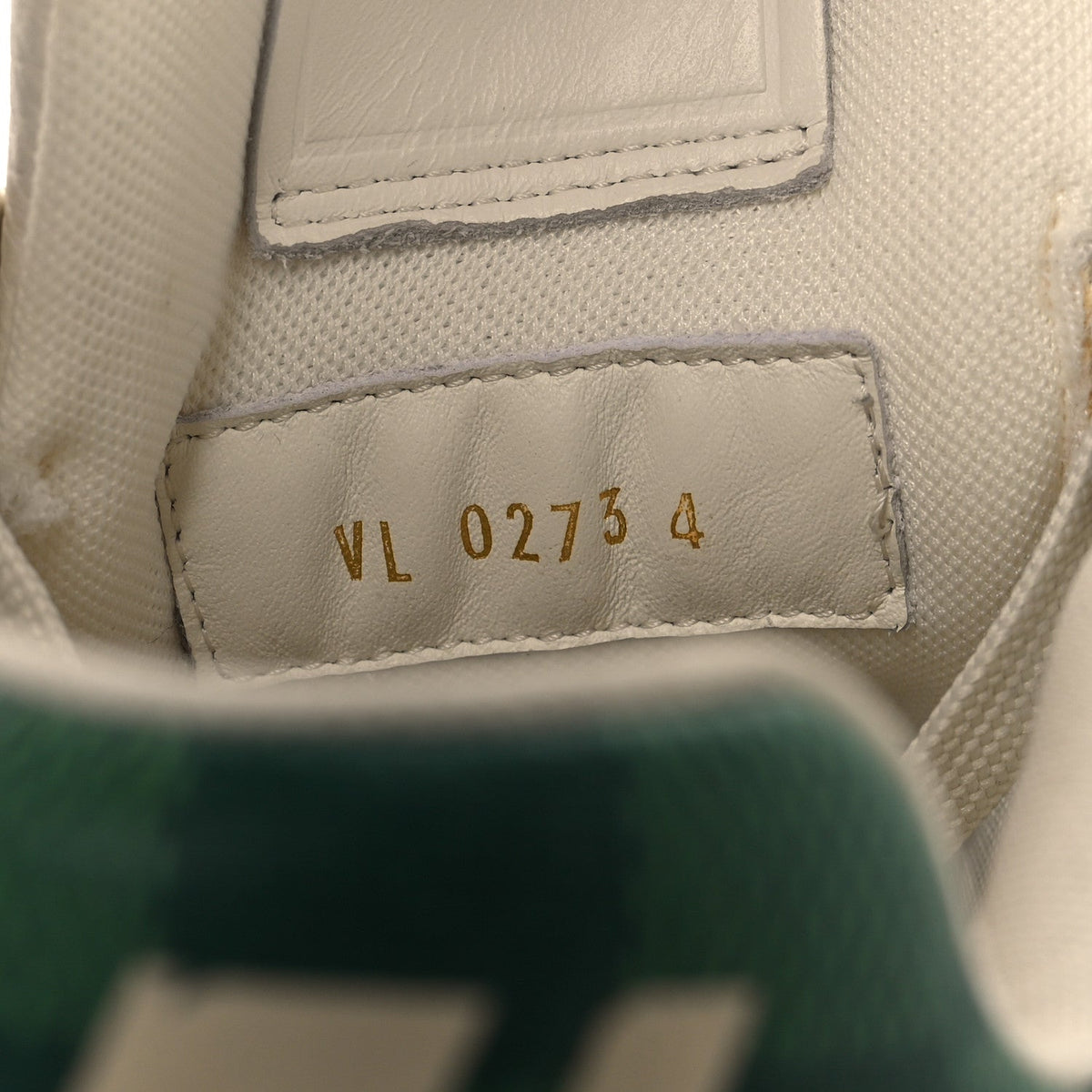 Louis Vuitton Damier Grained Calfskin Monogram Men's LV Trainer Sneakers 4 Green
