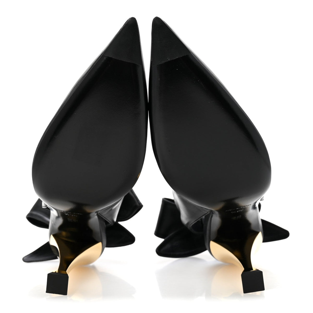 Givenchy Calfskin Women's Beauw Slingback Pumps 36.5 Black