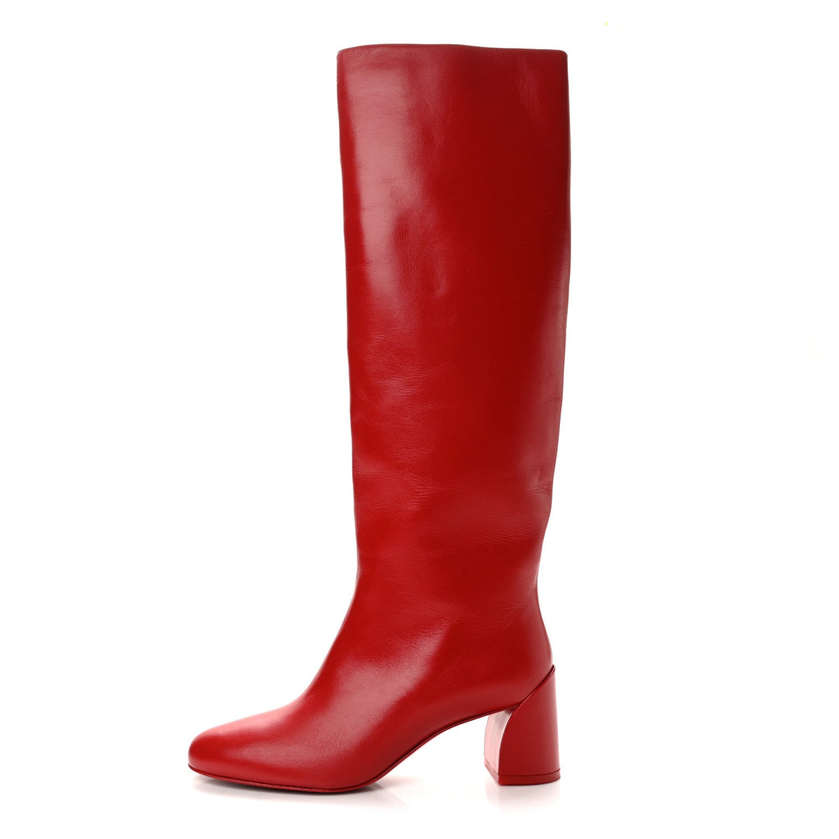 Christian Louboutin Leather Women's Sugar Janitta 55 Boots 39.5 Loubi