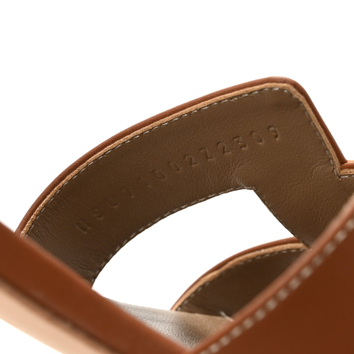 Hermes Calfskin Women's Oasis Sandals 39.5 Gold