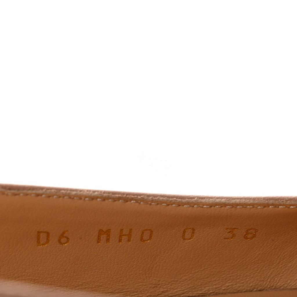 Valentino Garavani Calfskin Women's VLogo Valet Du Roi Flats 38 Pink Garnet