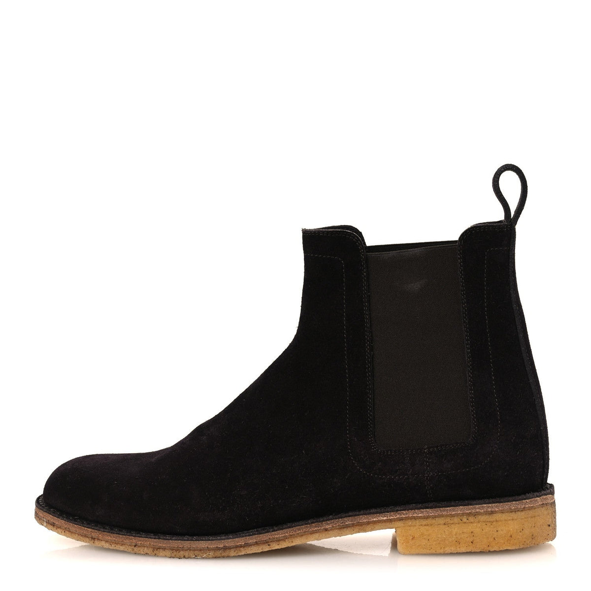 Bottega Veneta Suede Calfskin Women's Chelsea Boots 37 Espresso