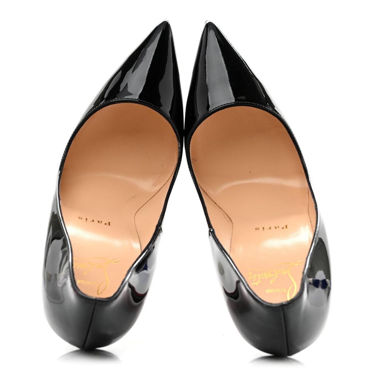 Christian Louboutin Patent Women's So Kate 100 Pumps 36.5 Black