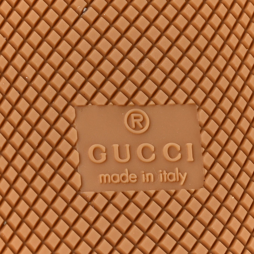 Gucci GG Supreme Calfskin Men's Screener Sneakers 9.5 Beige