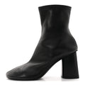 Balenciaga Shiny Soft Sheepskin Glove 8cm Women's Ankle Boots Black