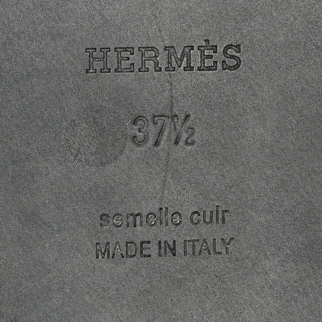 Hermes Patent Epsom Women's Oran Sandals Jasper Rouge