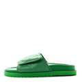 Louis Vuitton Technical Fabric Women's Pool Pillow Comfort Mules 41 Green