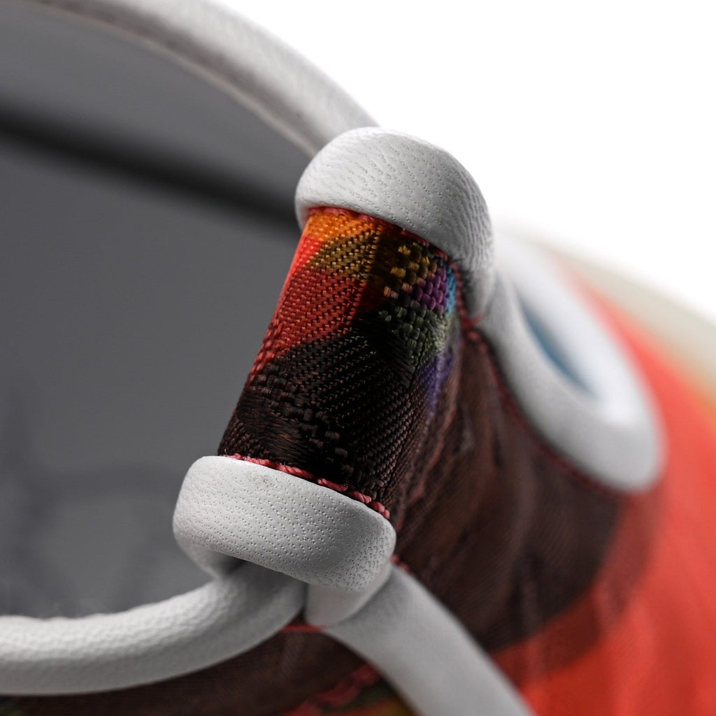 Christian Louboutin Canvas Nappa Men's Adolon High Top Sneakers 42.5 Multicolor