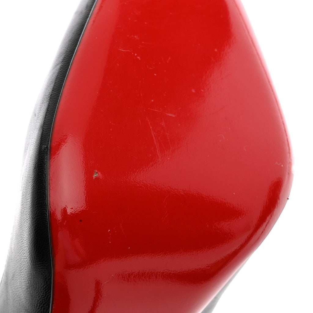 Christian Louboutin Shiny Nappa Women's So Kate 120 Pumps 36 Black