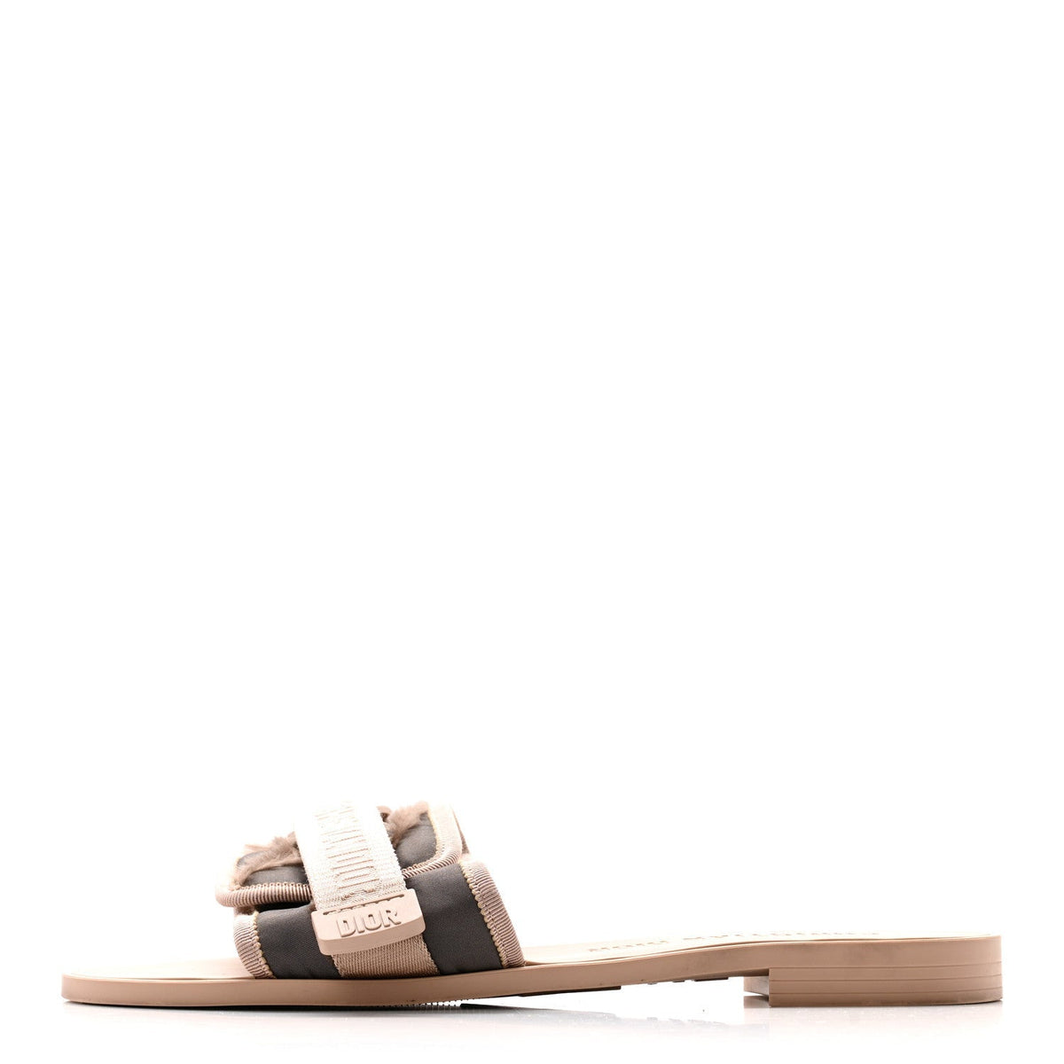 Christian Dior Canvas Women's Dior(e)volution Mule Sandals 41 Nude