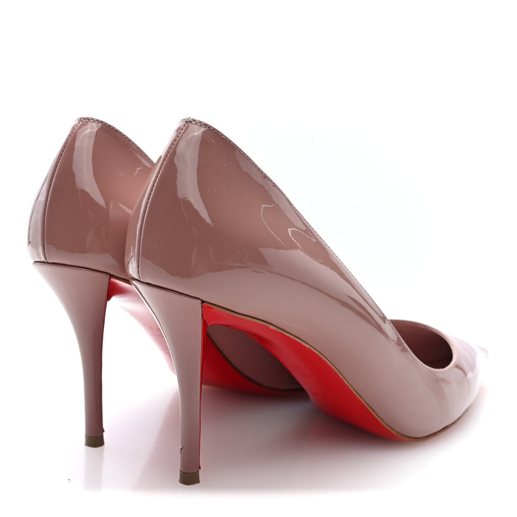 Christian Louboutin Patent Women's Miss Z 80 Pumps 38.5 Vintage Rose