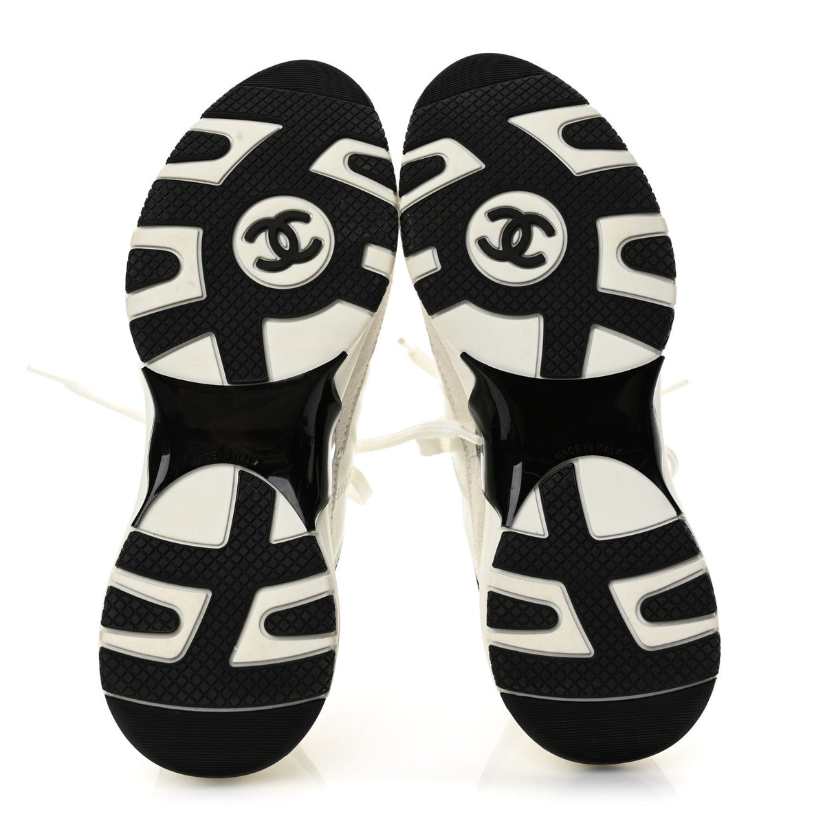 Chanel Calfskin Suede CC Women's Sneakers