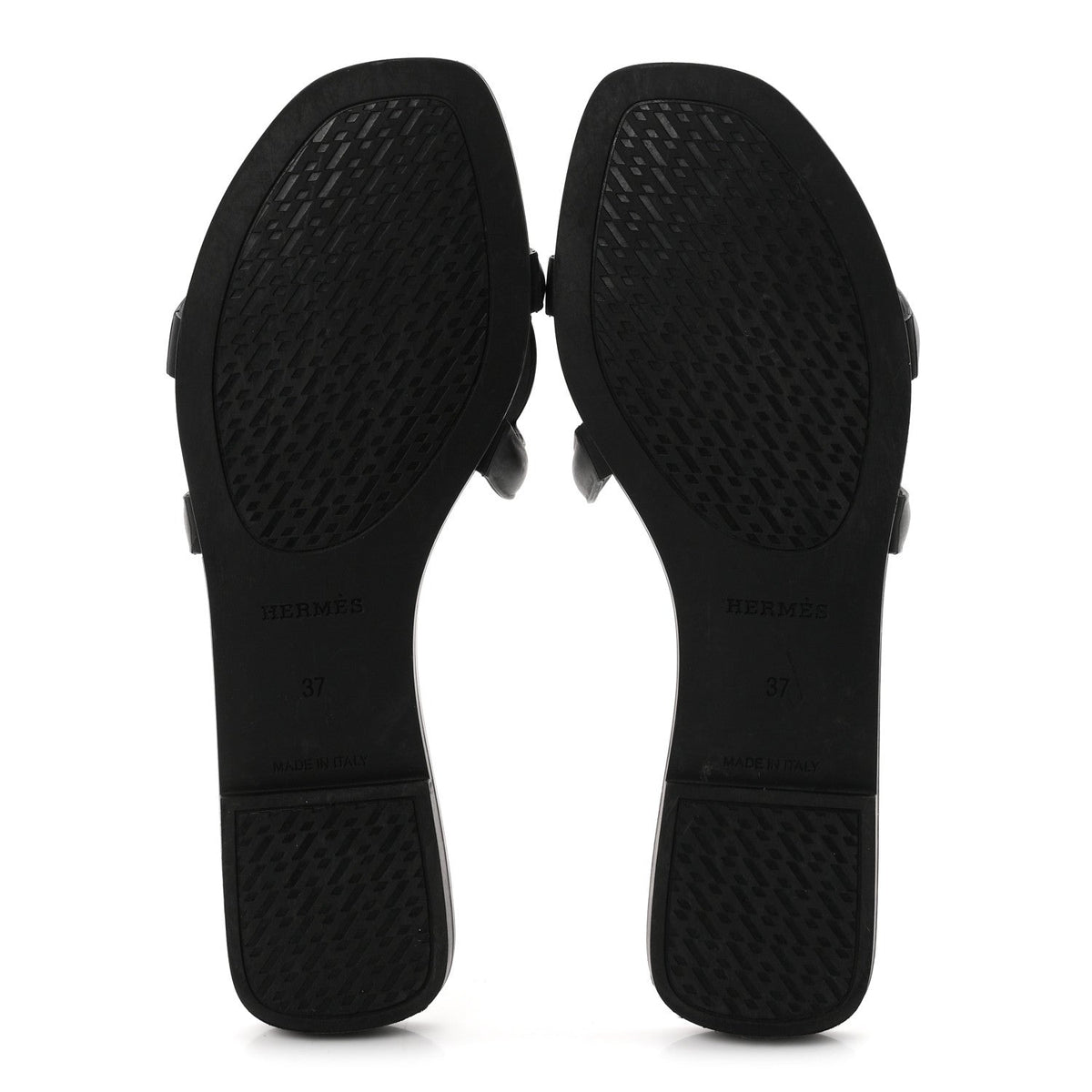 Hermes Rubber Aloha Women's Sandals Black
