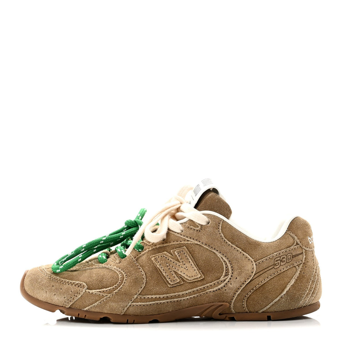 Miu Miux New Balance Suede Sl Sneakers Ecru