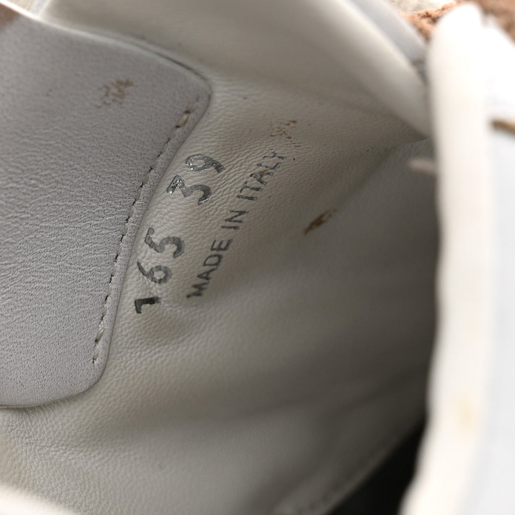 Miu Miu Bleached Calfskin Women's 530 SL Sneakers 39 White