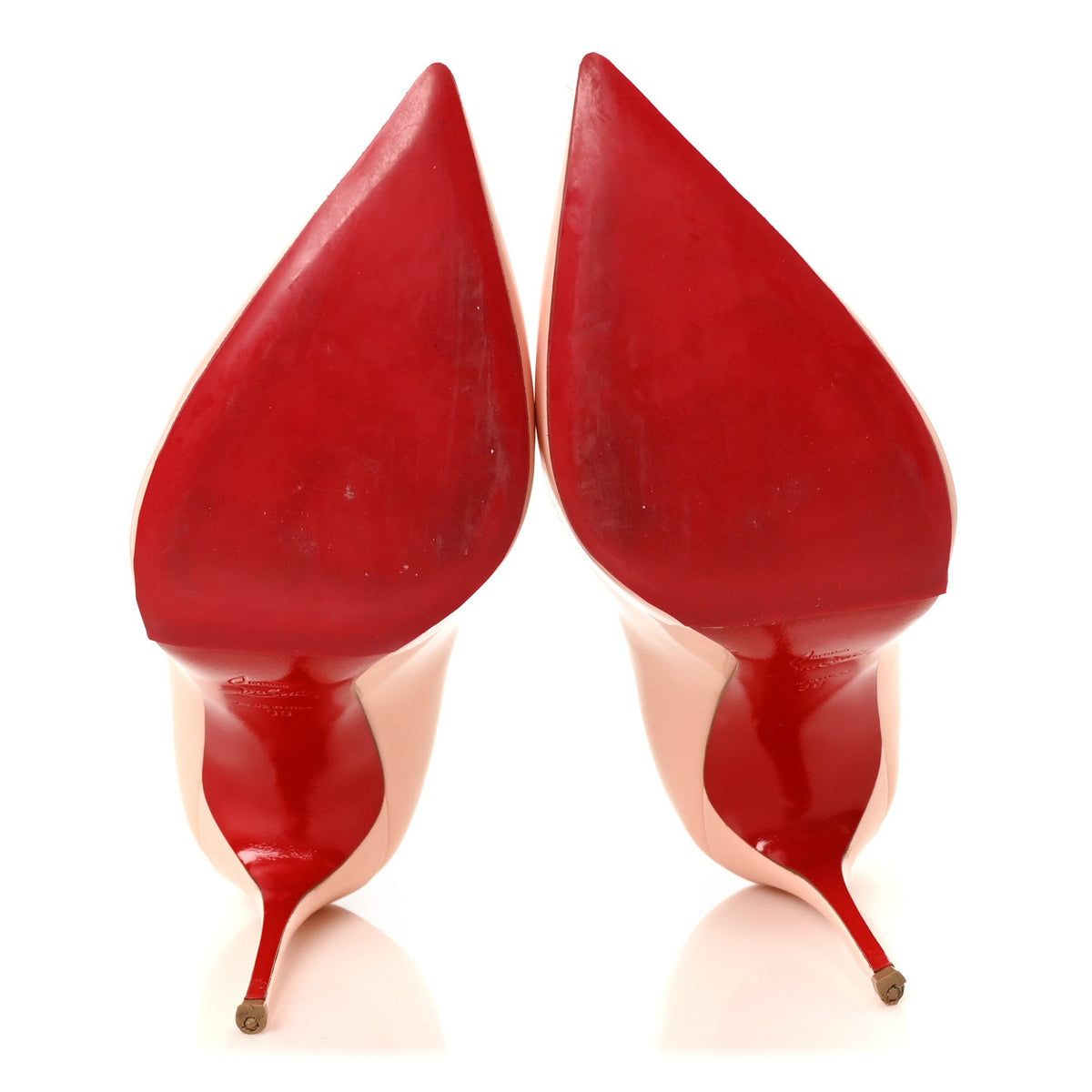 Christian Louboutin Patent Women's Pigalle Follies 100 Pumps 40 Pompadour