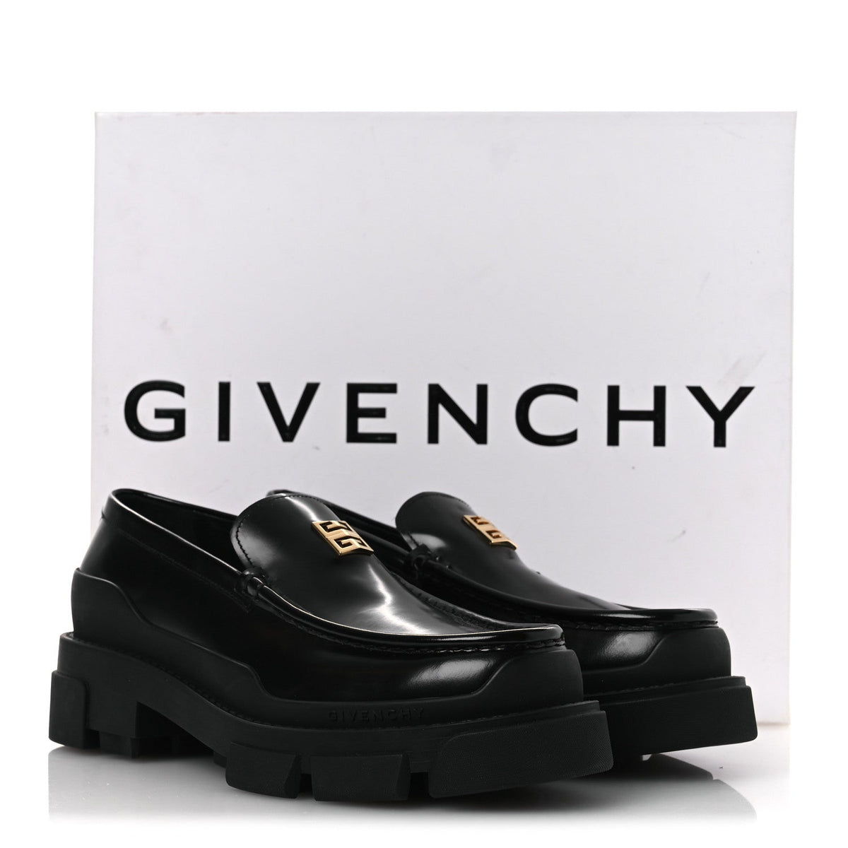 Givenchy Calfskin Women's Terra Moccassins 40 Black