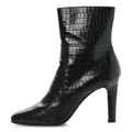 Saint Laurent Leather Women's Jane 90 Zip Booties 42 Black