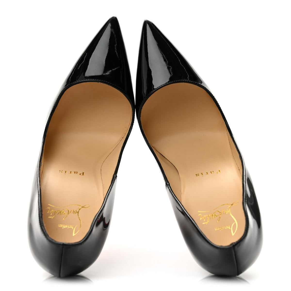 Christian Louboutin Patent Women's So Kate 120 Pumps 36 Black