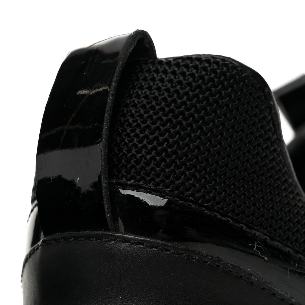 Louis Vuitton Calfskin Women's Run Away Sneakers 36 Black