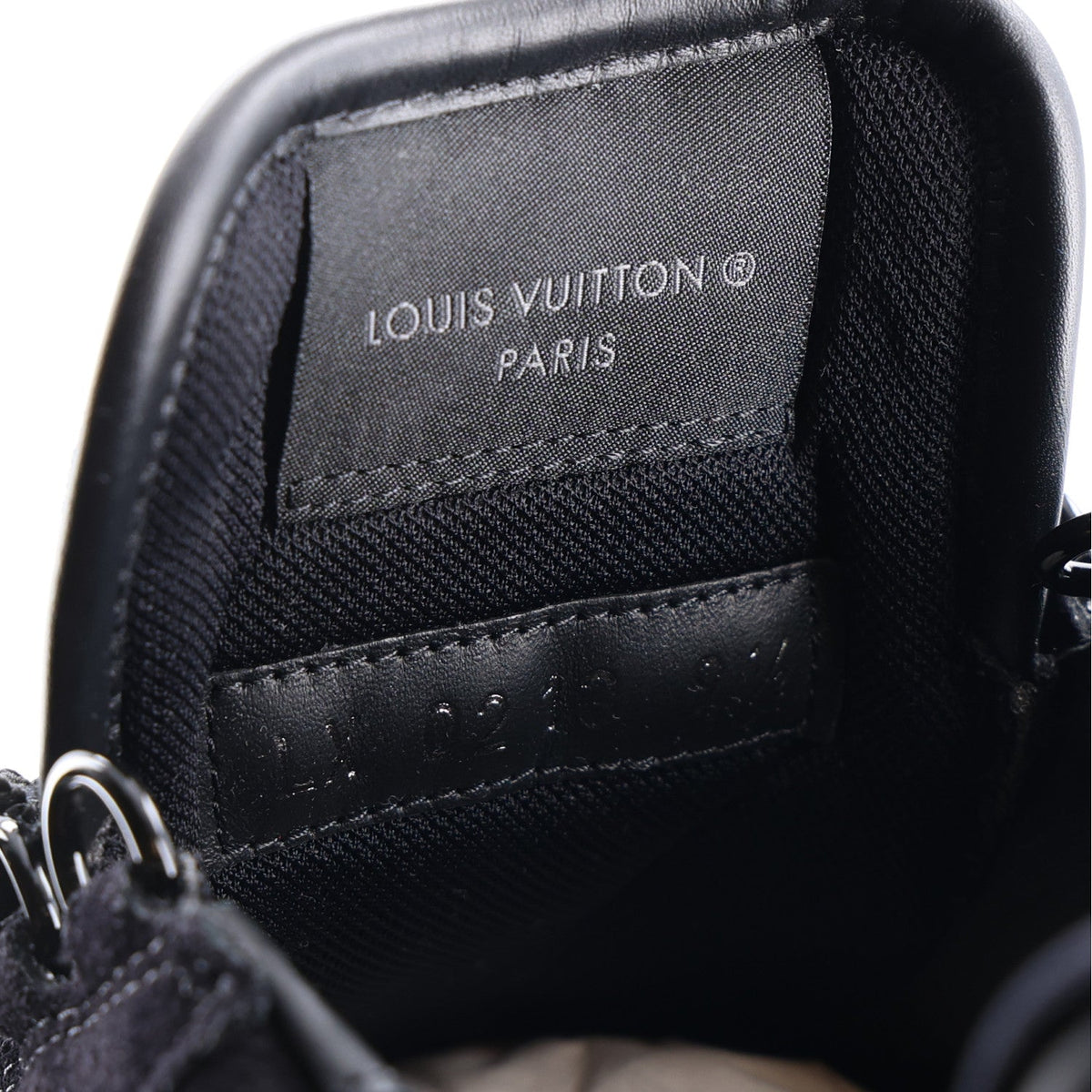 Louis Vuitton Suede Men's Uniform Sneakers 9.5 Black