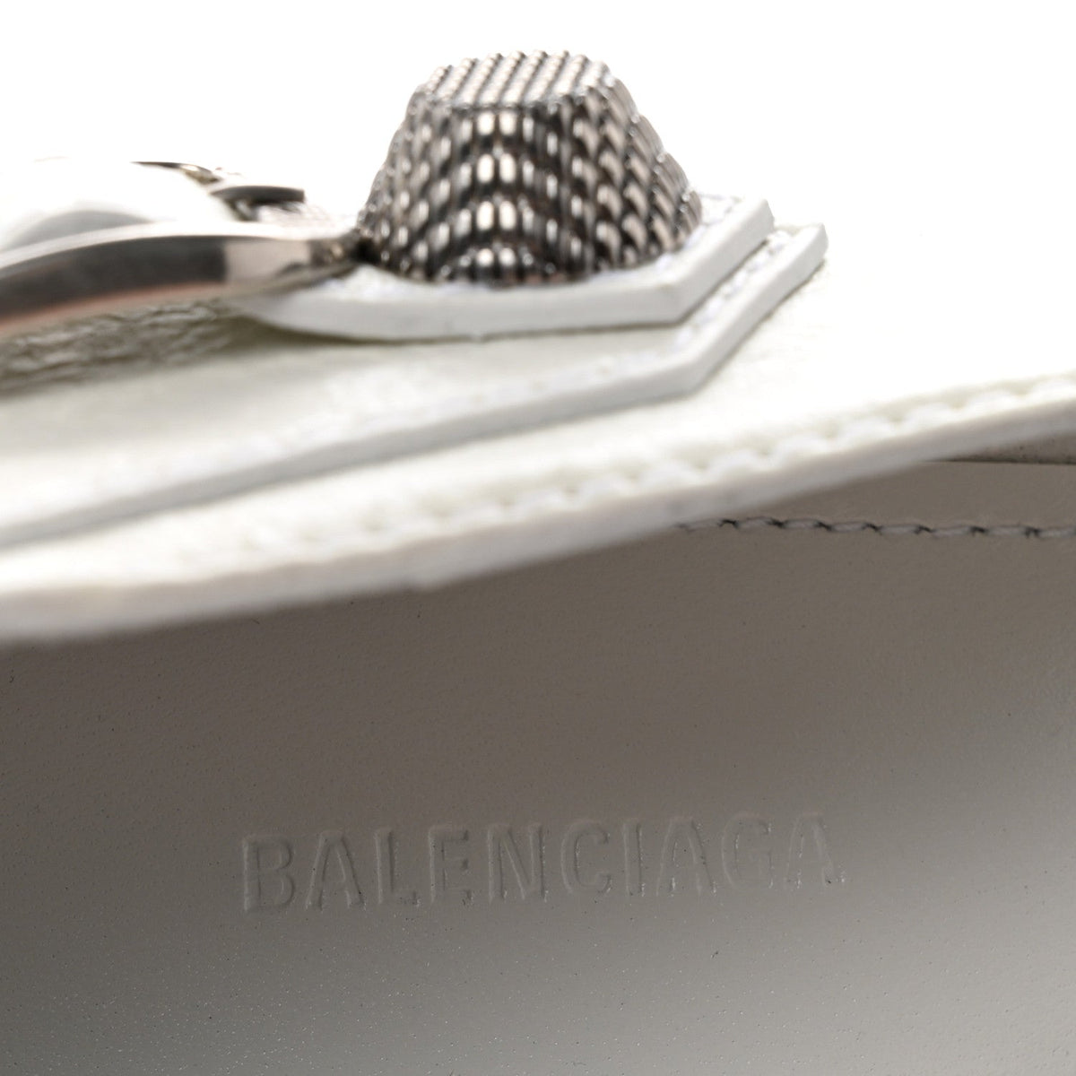 Balenciaga Agneau Women's Arena Cagole 90mm Pumps 38 White