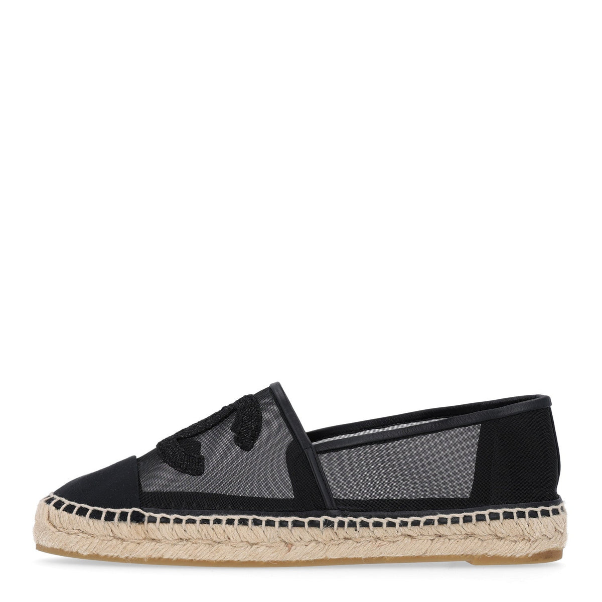 Chanel Mesh Grosgrain CC Women's Espadrilles