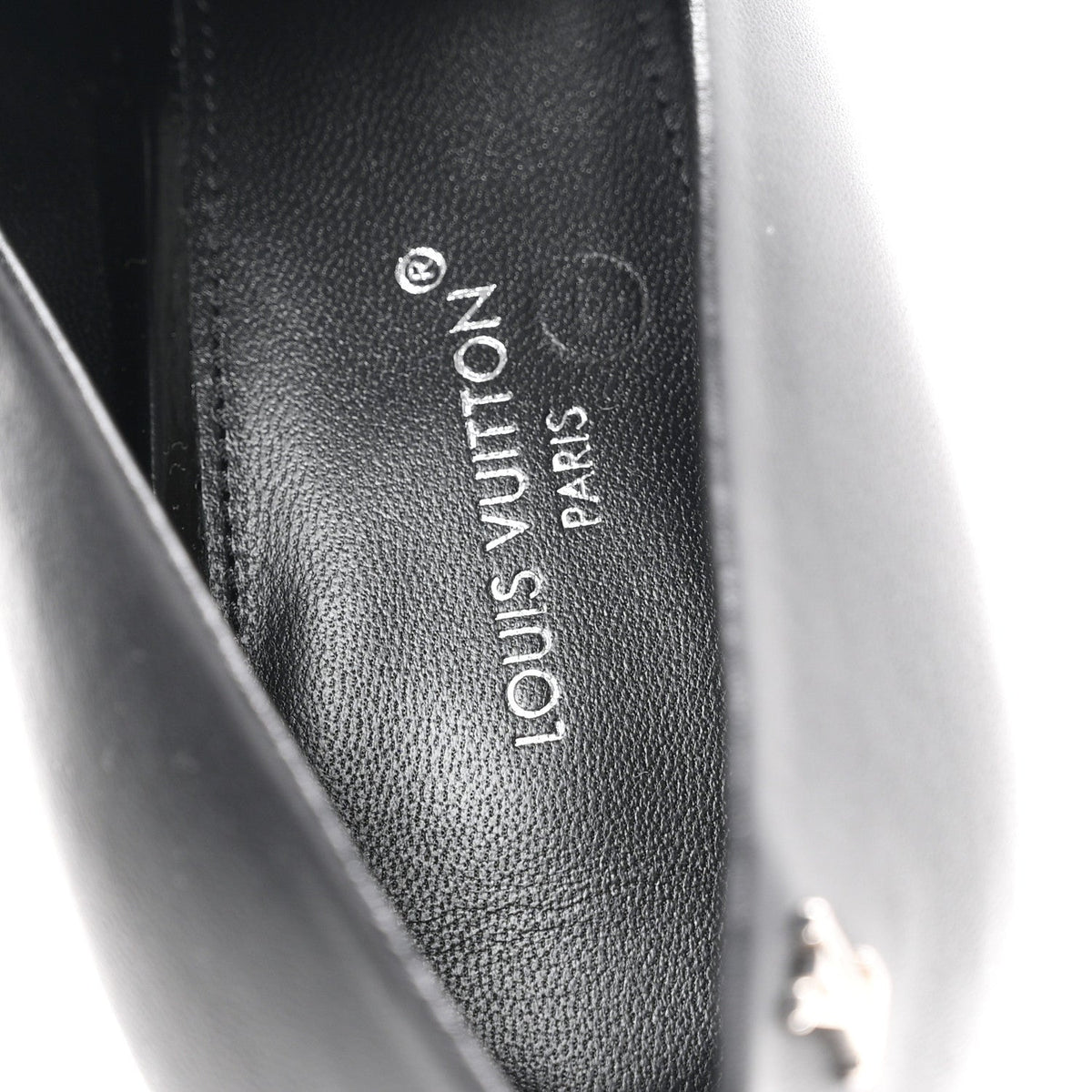 Louis Vuitton Calfskin Women's Knot Pumps 37 Black