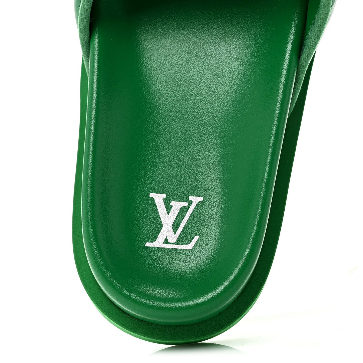 Louis Vuitton Technical Fabric Women's Pool Pillow Comfort Mules 41 Green