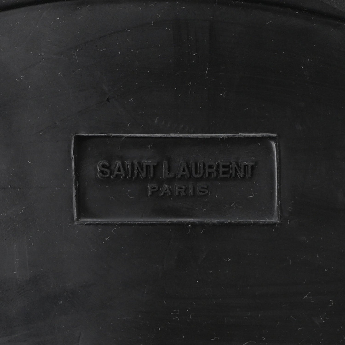Saint Laurent Glazed Calfskin Men's Master Le Loafer 15 Moccasins 43 Black