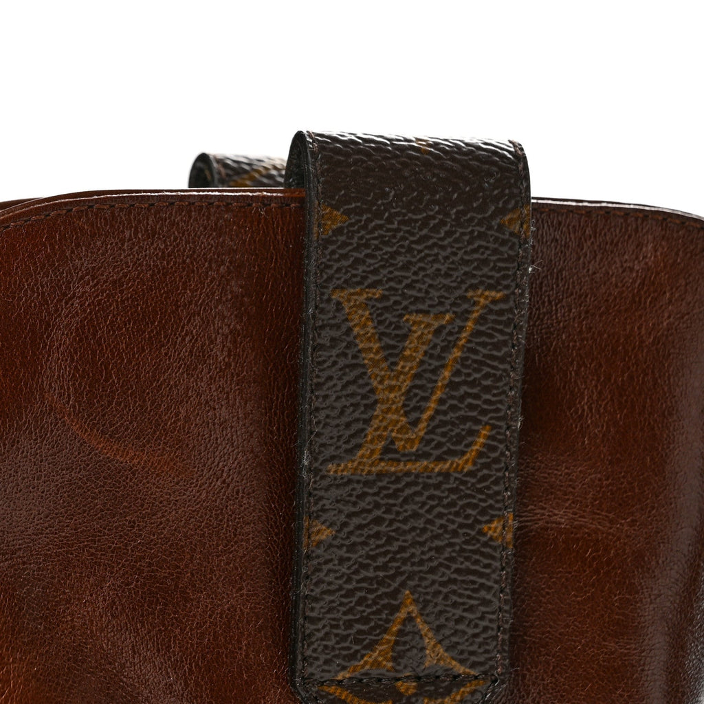 Louis Vuitton Patent Calfskin Women's LV Zoom Platform Boots 37 Brown
