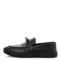 Hermès Calfskin Men's Game Slip-On Sneakers 40 Black