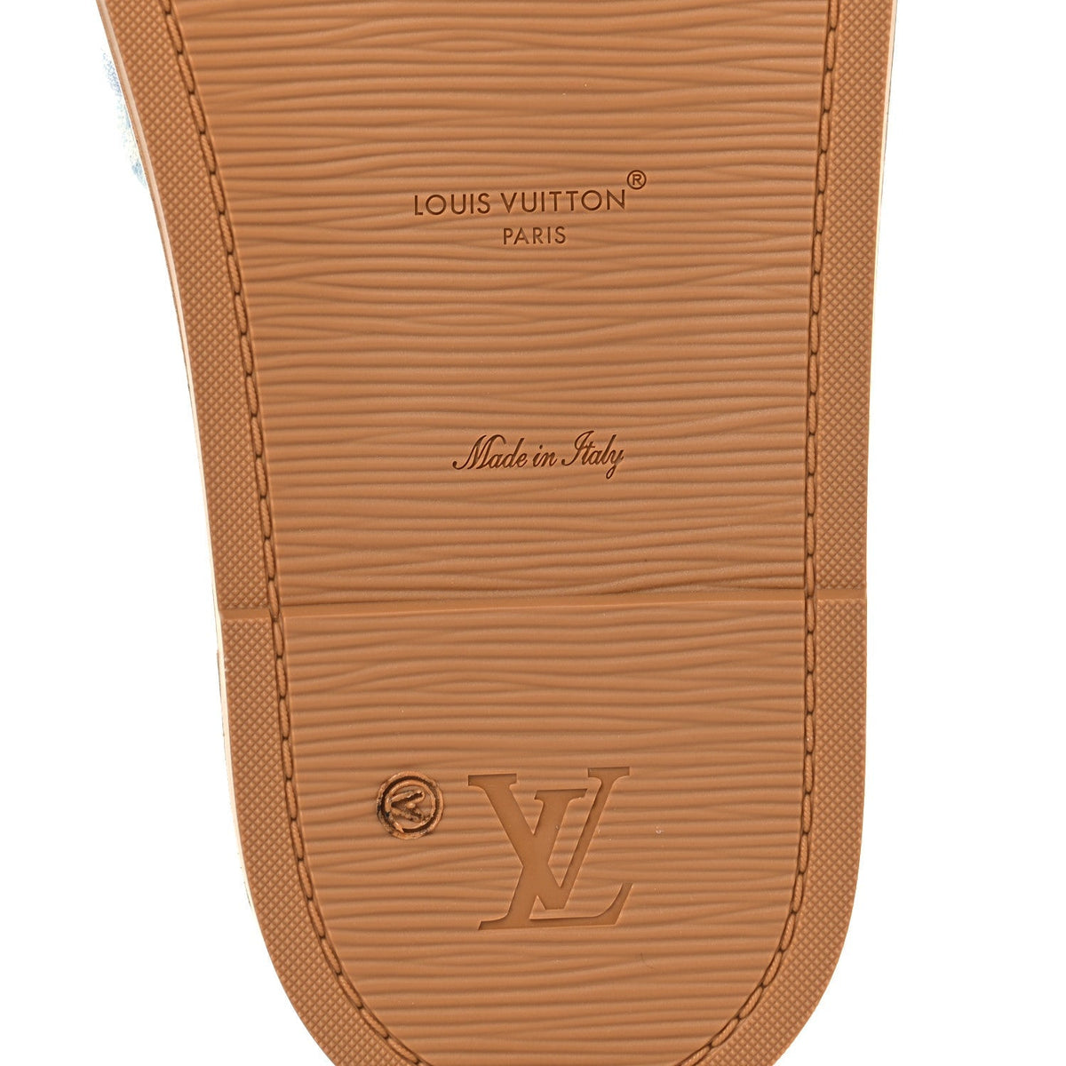 Louis Vuitton Monogram Denim Women's LV Bliss Comfort Mules 39 Turquoise