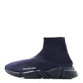 Balenciaga Neoprene Knit Men's Speed Sneakers 42 Bleu Marine