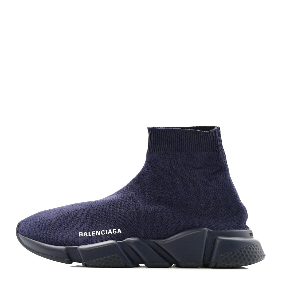 Neoprene Knit Speed Sneakers Bleu Marine
