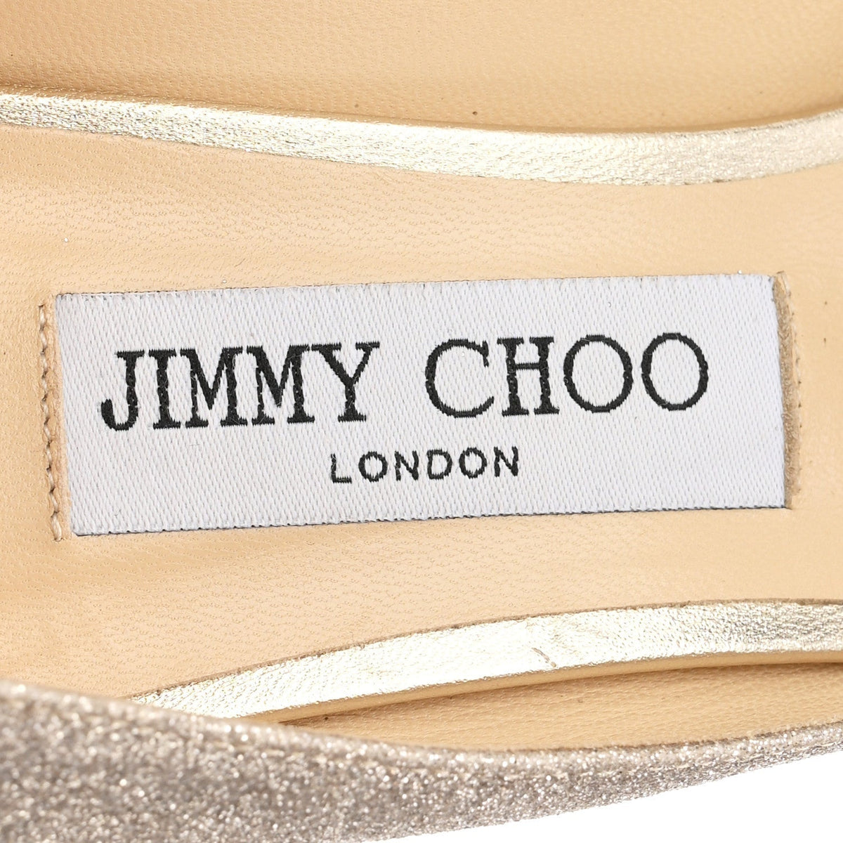 Jimmy Choo Dusty Glitter Women's Romy 60 Pumps 39 Platinum Ice