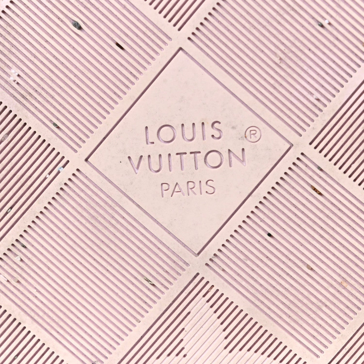 Louis Vuitton Calfskin Women's LV X TM Maya Flatform Sandals 40 Light Pink
