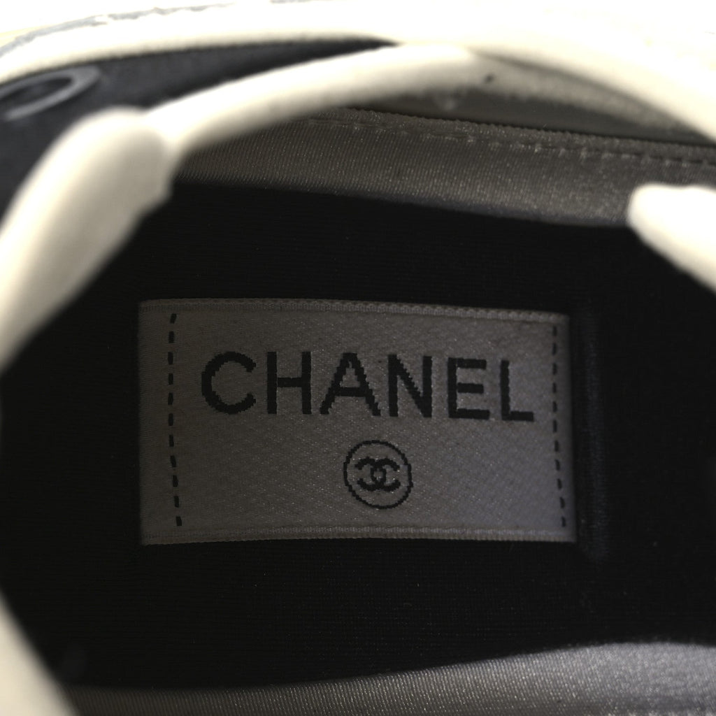 Chanel Velvet Calfskin Mixed Fibers CC Women's Sneakers