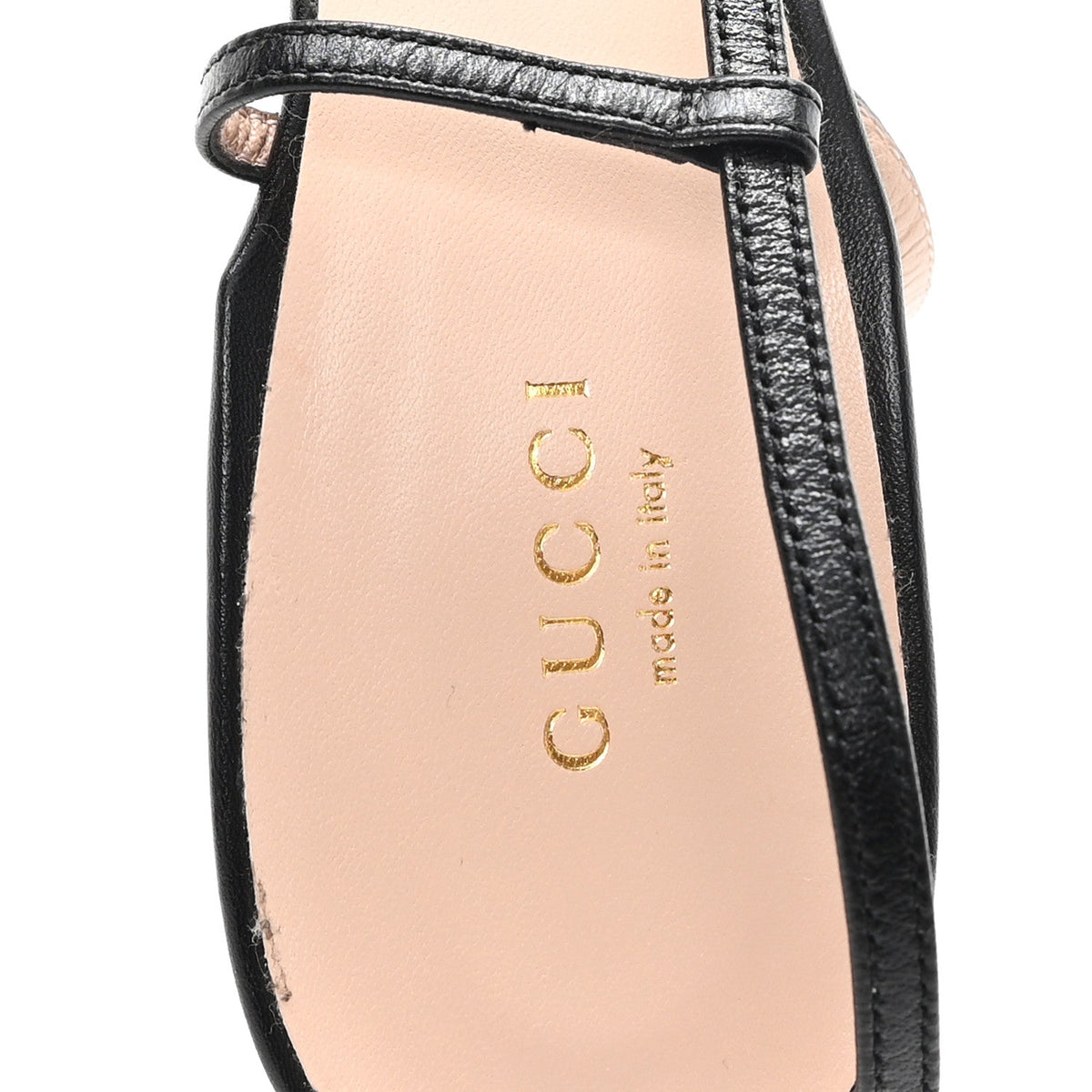 Gucci Leather Women's Victoria Strappy Horsebit Sandals 41 Black