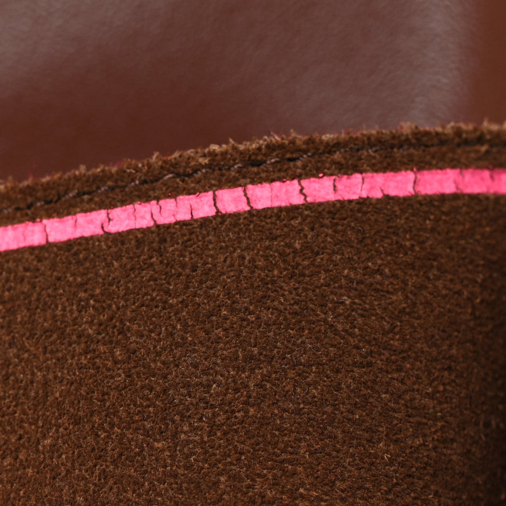 Louis Vuitton Mixed Materials Men's LV Script Trainer Mules 6 Brown Pink