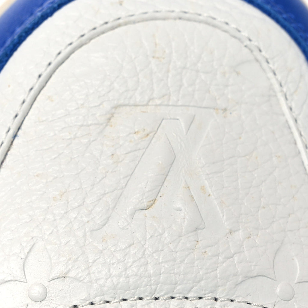 Louis Vuitton Calfskin Men's LV Trainer Sneakers 8.5 Blue