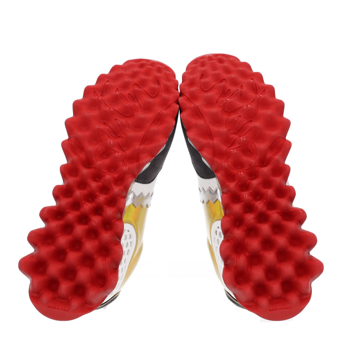 Christian Louboutin Suede Calfskin Men's Loubishark Sneakers 43 Versio