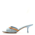Louis Vuitton Monogram Denim Women's 6AM Mules 40 Light Blue