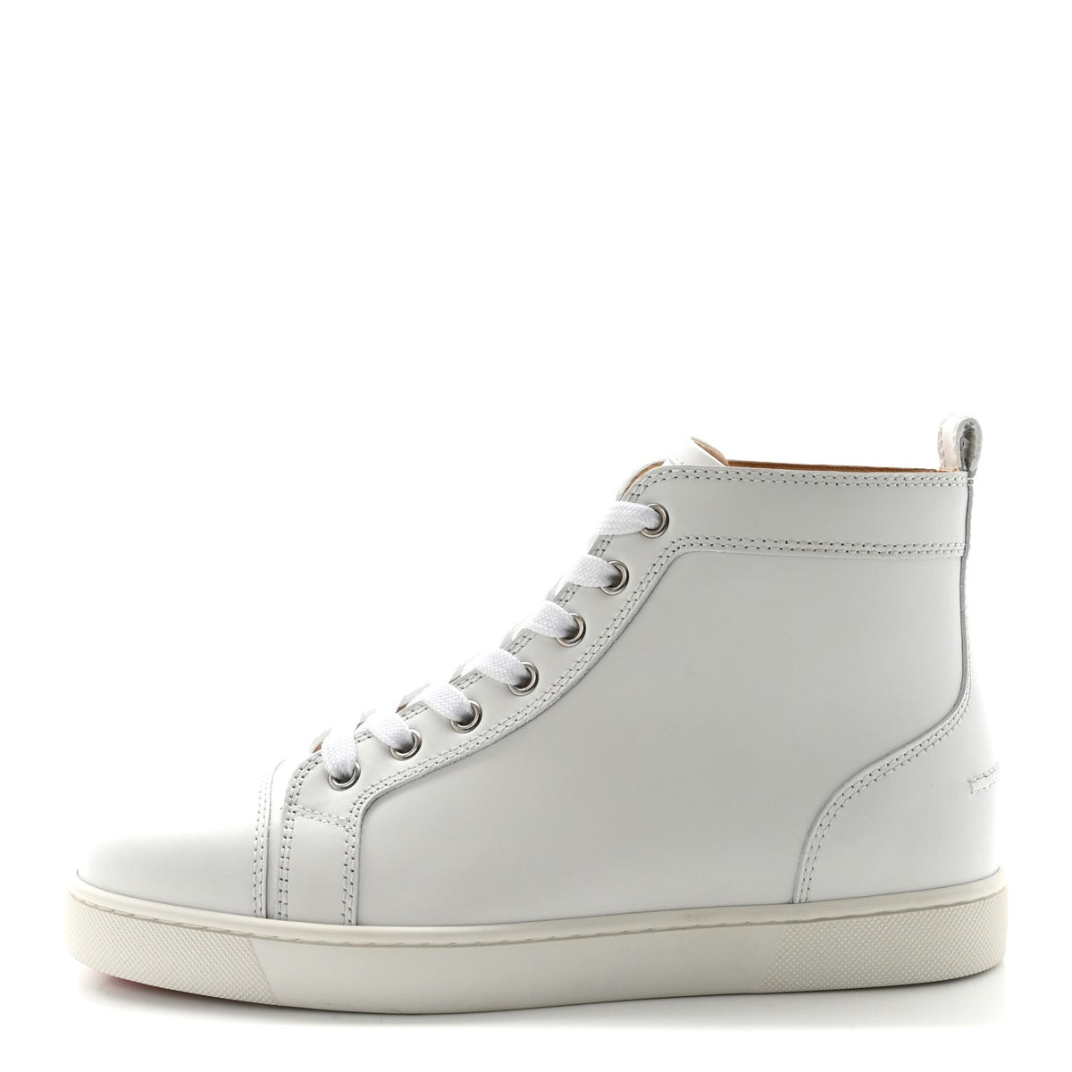 Christian Louboutin Calfskin Men's Louis Flat Sneakers 39 White