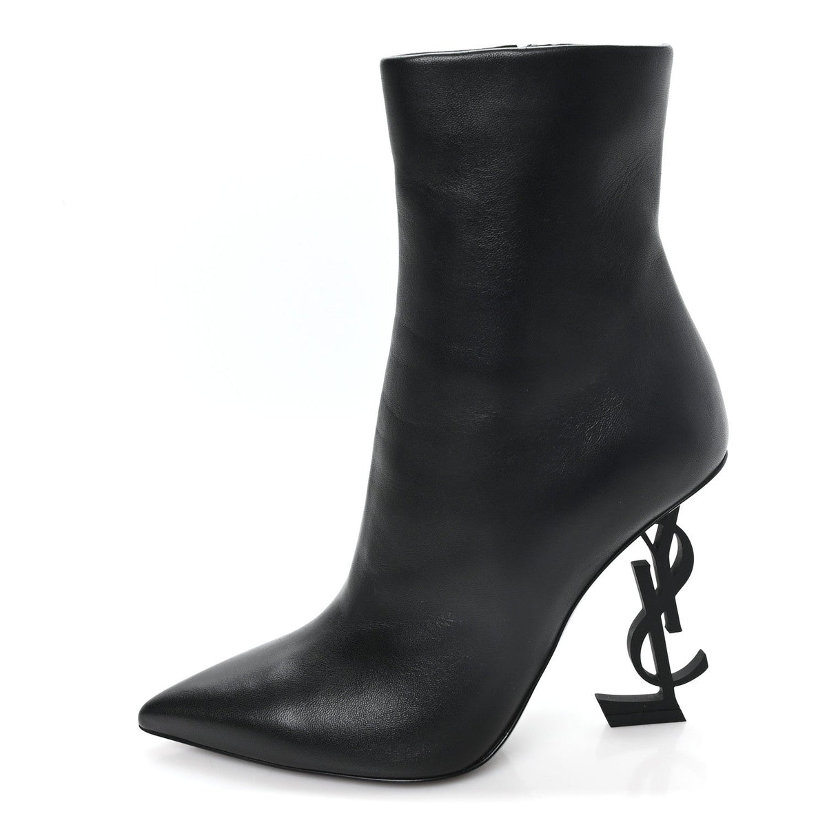Saint Laurent Nappa Women's Vendome Opyum Ankle Boots 36 Black