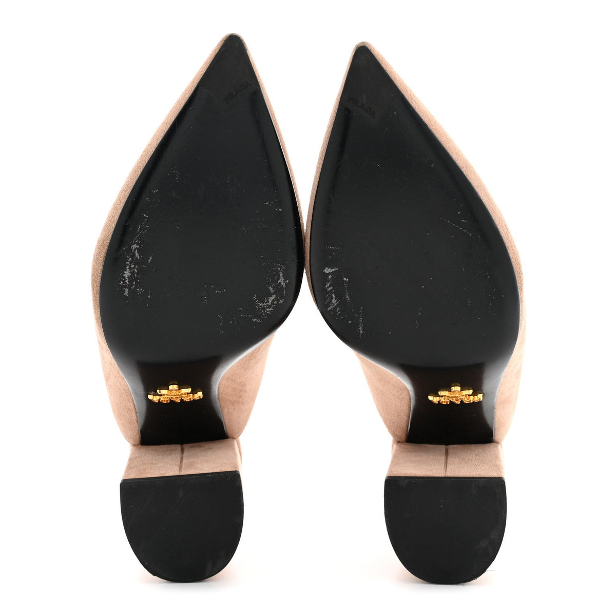 Prada Suede Pointed Toe Women's Mules 36 Dark Rose