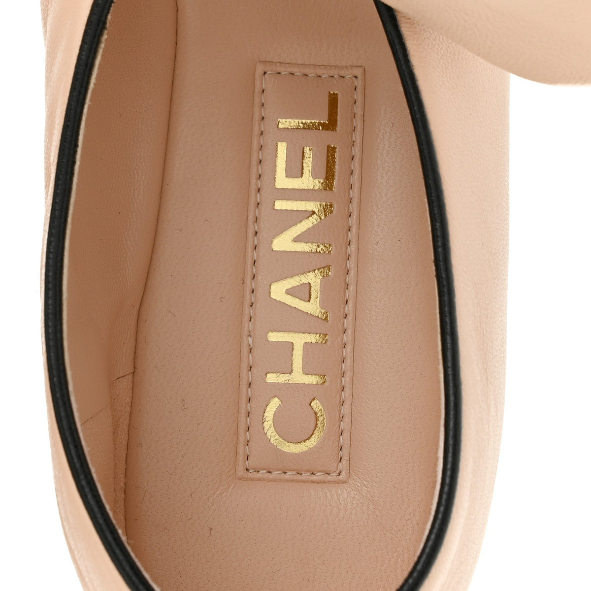 Chanel Lambskin Bow Mary Jane Women's Flats