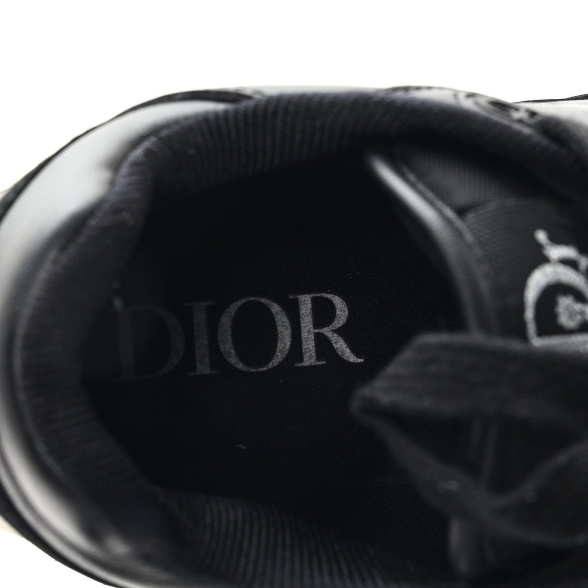 Christian Dior Smooth Calfskin Men's B27 Low Top Sneakers 39 Black Grey