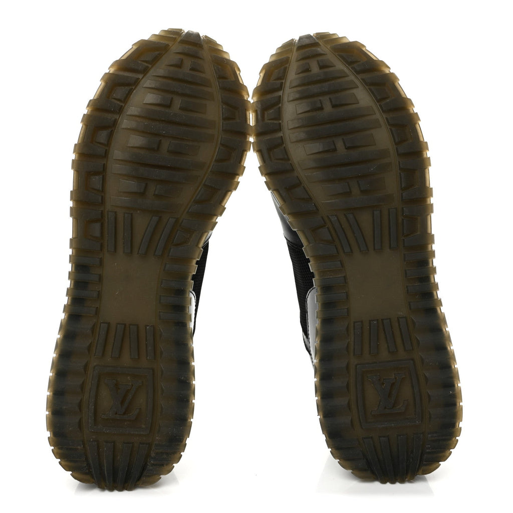 Louis Vuitton Calfskin Women's Run Away Sneakers 36 Black